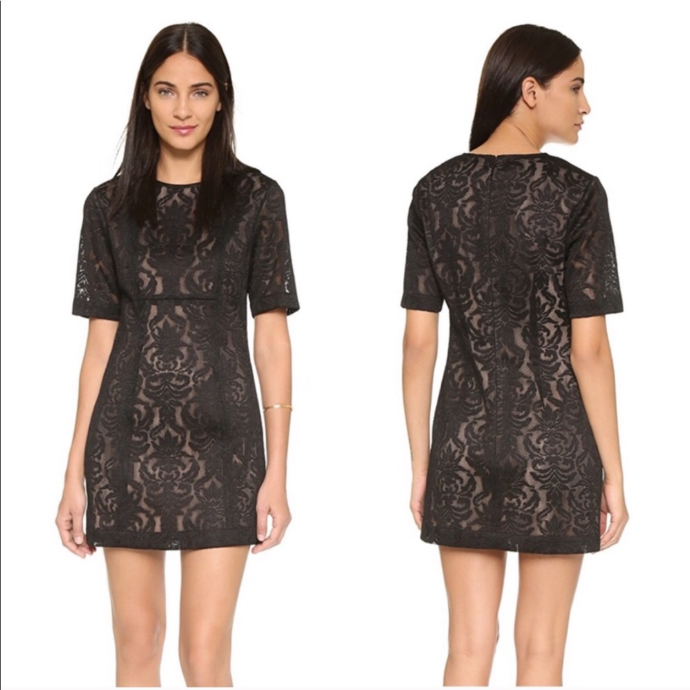 BCBG Ceara lace mini dress